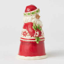 Load image into Gallery viewer, Holly Berry Noel Santa Pint with Holly