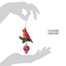 Load image into Gallery viewer, Nordic Noel Cardinal Hanging Ornament