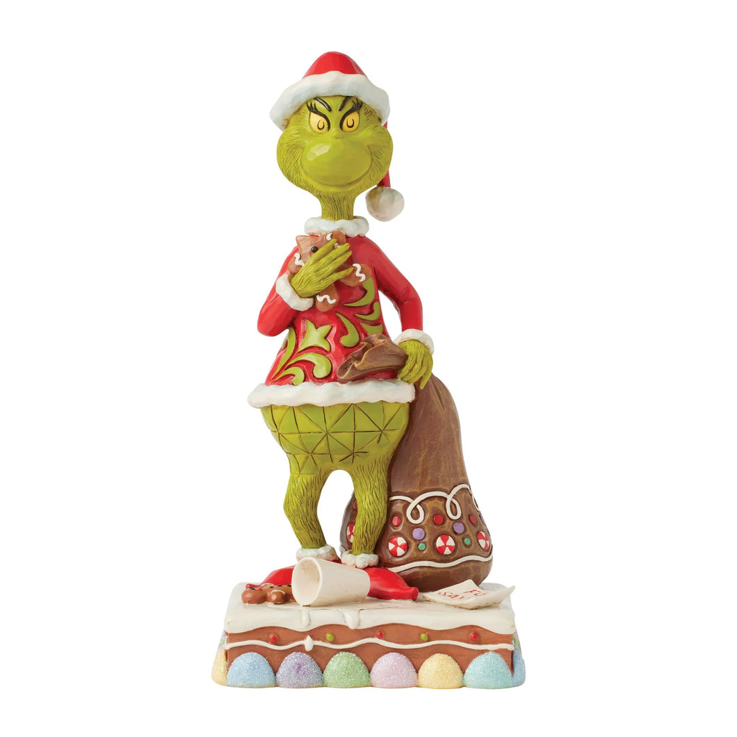 The Grinch Eating Cookies Figurine