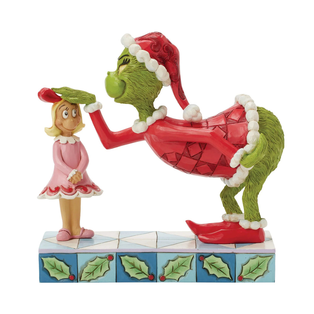 The Grinch Patting Cindy-Lou on the Head