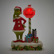 Load image into Gallery viewer, The Grinch with Flashing Stop Sign