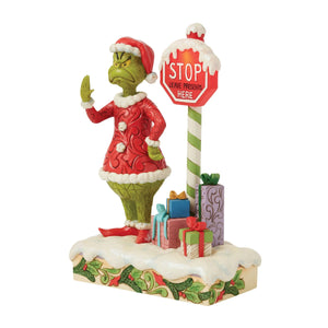 The Grinch with Flashing Stop Sign
