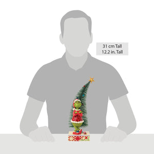The Grinch with Arms Crossed and a Sisal Tree