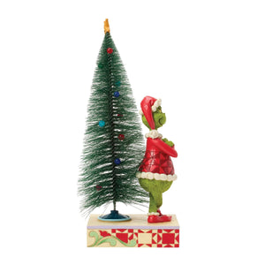 The Grinch with Arms Crossed and a Sisal Tree