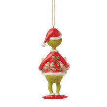 Load image into Gallery viewer, Grinch with Book Hanging Ornament