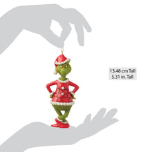 Load image into Gallery viewer, Grinch with Hands on Hips Hanging Ornament