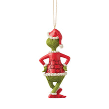Load image into Gallery viewer, Grinch with Hands on Hips Hanging Ornament