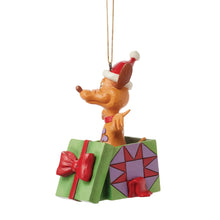 Load image into Gallery viewer, Max in a Present Hanging Ornament