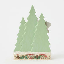 Load image into Gallery viewer, Frozen Forest White Woodland Moose with Layered Trees