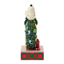 Load image into Gallery viewer, Jim Shore Snoopy Sleeping on LED Wreath