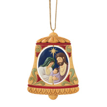 Load image into Gallery viewer, Rotating Holy Family in Bell Hanging Ornament