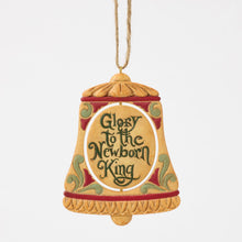 Load image into Gallery viewer, Rotating Holy Family in Bell Hanging Ornament