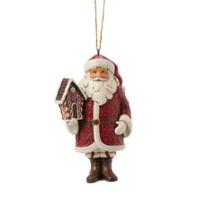 Load image into Gallery viewer, Gingerbread Santa Hanging Ornament