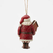 Load image into Gallery viewer, Gingerbread Santa Hanging Ornament