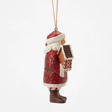 Load image into Gallery viewer, Gingerbread Santa Hanging Ornament