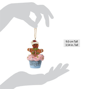 Gingerbread Cupcake Hanging Ornament