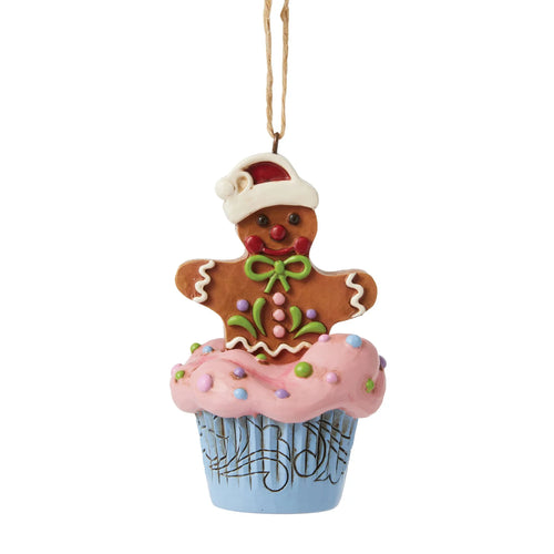 Gingerbread Cupcake Hanging Ornament