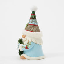 Load image into Gallery viewer, Wreathed in Holiday Joy Gnome with Wreath &amp; Fur Trimmed Hat