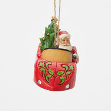 Load image into Gallery viewer, Santa in Sports Car Hanging Ornaments