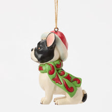 Load image into Gallery viewer, Christmas Dog Frenchie Hanging Ornament