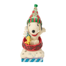 Load image into Gallery viewer, Snoopy Woodstock Dog Bowl Sled