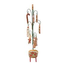 Load image into Gallery viewer, Gingerbread Tree with Cookie Hanging Ornaments