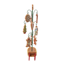 Load image into Gallery viewer, Gingerbread Tree with Cookie Hanging Ornaments