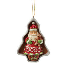 Load image into Gallery viewer, Cookie Cutter Santa Hanging Ornament