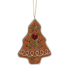 Load image into Gallery viewer, Cookie Cutter Santa Hanging Ornament