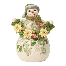 Load image into Gallery viewer, Opal &amp; Moss Snowman Poinsettia
