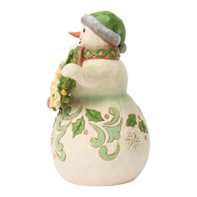 Load image into Gallery viewer, Opal &amp; Moss Snowman Poinsettia