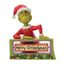 Load image into Gallery viewer, Grinch with Rotating Messages - MERRY GRINCHMESS