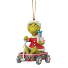 Load image into Gallery viewer, Grinch in Wagon Hanging Ornament