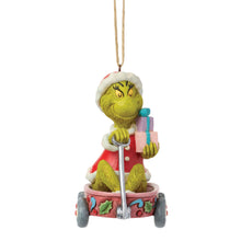 Load image into Gallery viewer, Grinch in Wagon Hanging Ornament