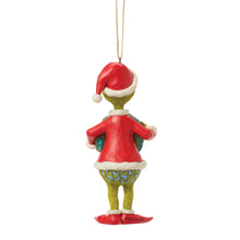 Load image into Gallery viewer, Grinch with Dated 2026 Wreath Hanging Ornament