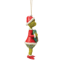Load image into Gallery viewer, Grinch with Dated 2026 Wreath Hanging Ornament
