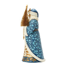 Load image into Gallery viewer, Blue &amp; Gold Santa Sisal