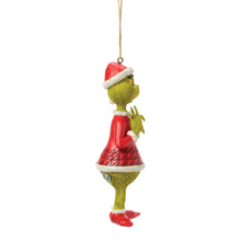 Load image into Gallery viewer, Grinch with Heart Hands Hanging Ornament