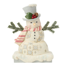 Load image into Gallery viewer, Woodland Snowman Top Hat