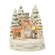 Load image into Gallery viewer, Woodland Snowman with Forest