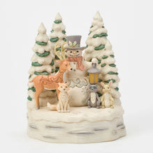 Load image into Gallery viewer, Woodland Snowman with Forest