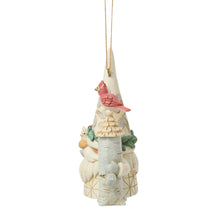 Load image into Gallery viewer, Woodland Gnome with Birdhouse Hanging Ornament