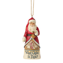 Load image into Gallery viewer, Santa What Child Is This Hanging Ornament
