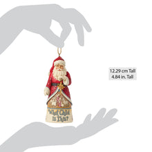 Load image into Gallery viewer, Santa What Child Is This Hanging Ornament