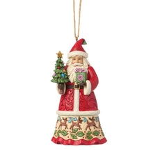 Load image into Gallery viewer, Santa With Gifts Hanging Ornament