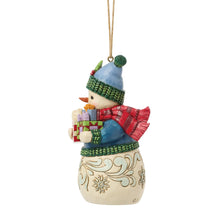 Load image into Gallery viewer, Snowman with Arms Full Hanging Ornament