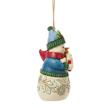 Load image into Gallery viewer, Snowman with Arms Full Hanging Ornament
