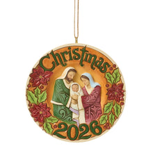 Load image into Gallery viewer, Dated 2026 Holy Family Hanging Ornament