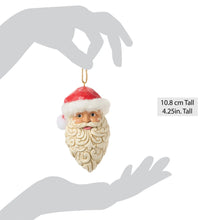Load image into Gallery viewer, Large Santa Head Hanging Ornament