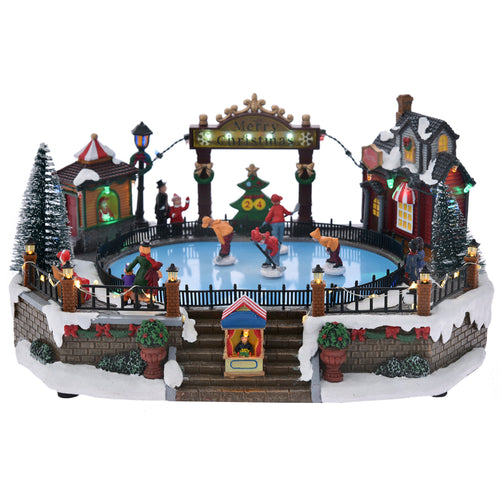 Christmas Ice Rink Musical Village